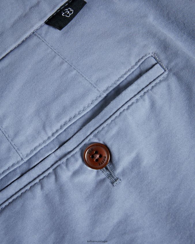 roupas Ted Baker short chino ashfrd azul médio homens 8X6HDF1330