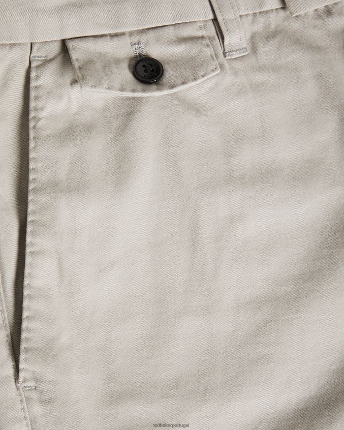 roupas Ted Baker short chino ashfrd cinza claro homens 8X6HDF1343