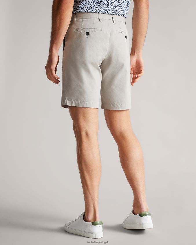 roupas Ted Baker short chino ashfrd cinza claro homens 8X6HDF1343
