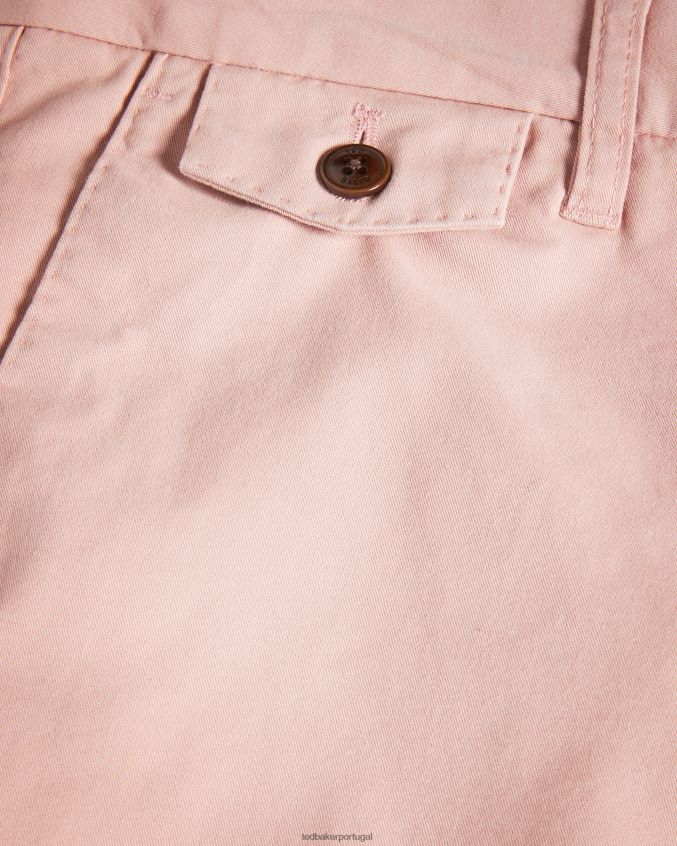 roupas Ted Baker short chino ashfrd rosa médio homens 8X6HDF1344