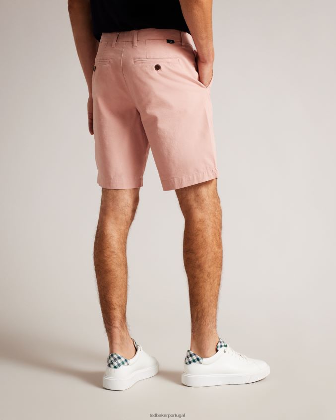 roupas Ted Baker short chino ashfrd rosa médio homens 8X6HDF1344
