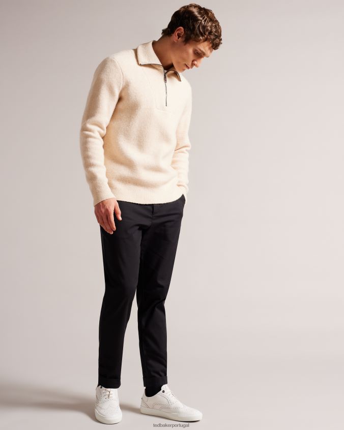 sapato Ted Baker brogues híbridos de couro polido dentton natural homens 8X6HDF1855