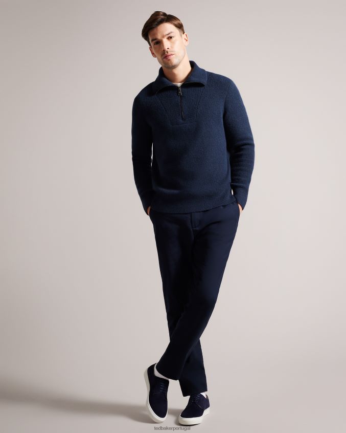 sapato Ted Baker sapatos híbridos de camurça kantens marinha homens 8X6HDF1854