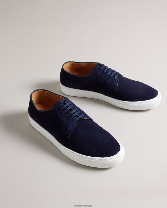 sapato Ted Baker sapatos híbridos de camurça kantens marinha homens 8X6HDF1854