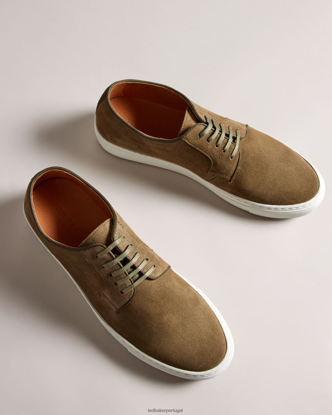 sapato Ted Baker sapatos híbridos de camurça kantens verde escuro homens 8X6HDF1882