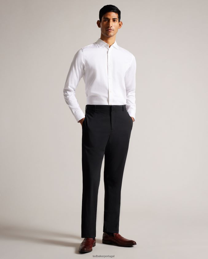 sapato Ted Baker mocassins formais de couro com efeito crocodilo antoinn chocolate marrom homens 8X6HDF1796