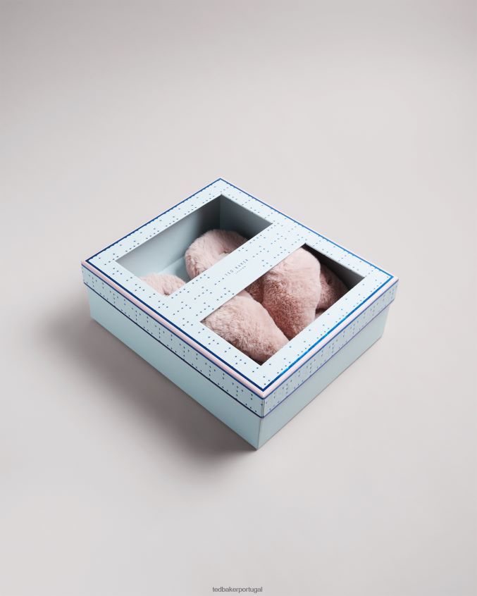 sapato Ted Baker chinelos de pele sintética lopply rosa escuro homens 8X6HDF923