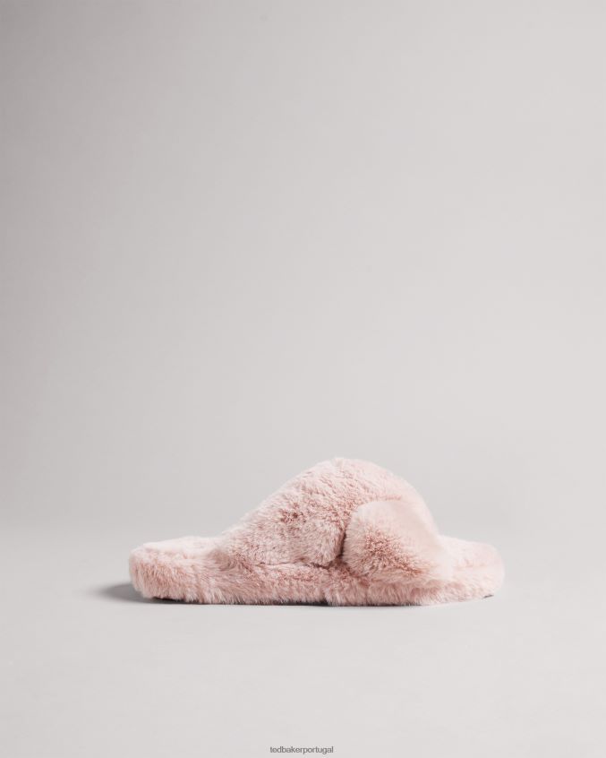 sapato Ted Baker chinelos de pele sintética lopply rosa escuro homens 8X6HDF923