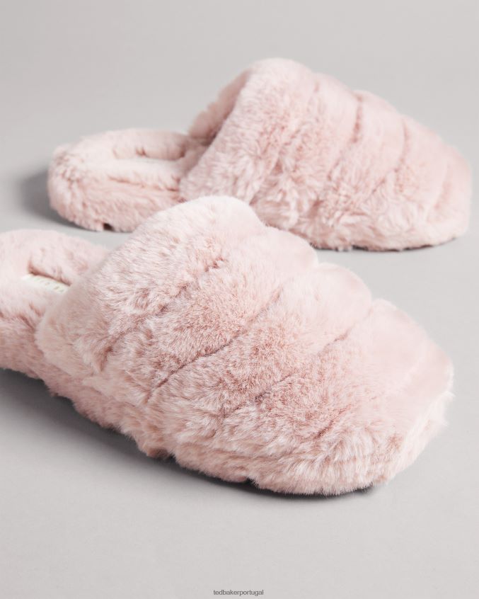 sapato Ted Baker chinelos de pele sintética lopsey rosa escuro homens 8X6HDF930