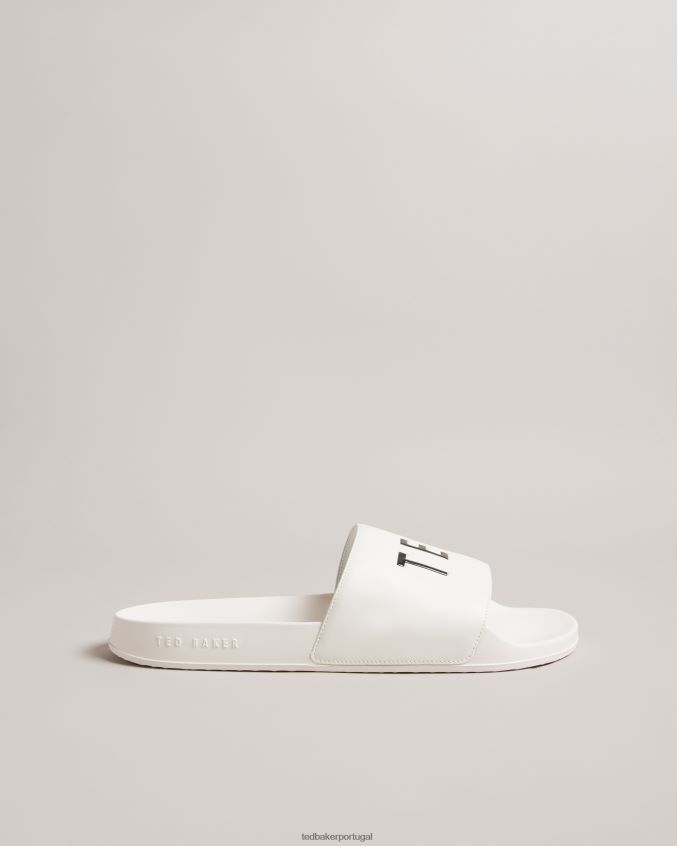 sapato Ted Baker controles deslizantes de logotipo auly branco homens 8X6HDF1892