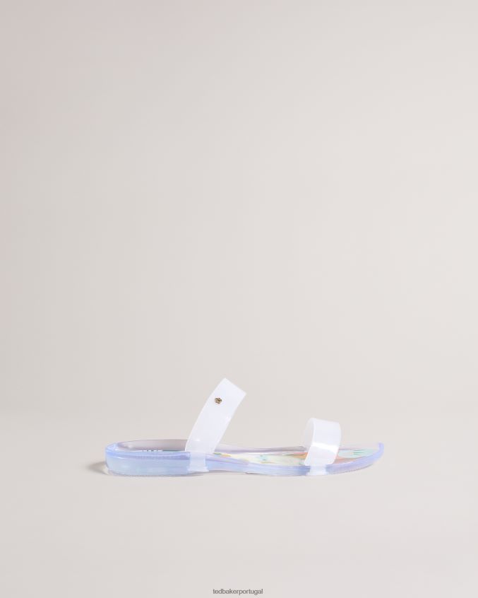 sapato Ted Baker juleeyy sunburst duas alças geléia flip flop esmeralda homens 8X6HDF934