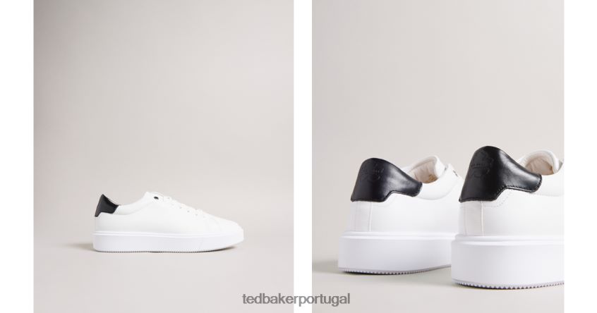 sapato Ted Baker tênis com sola inflada breyon branco homens 8X6HDF1821
