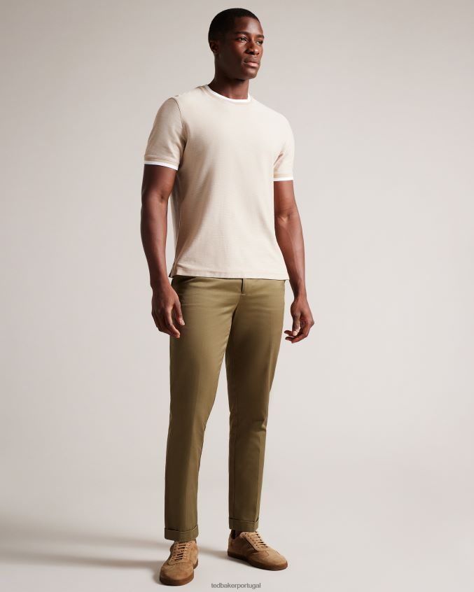 sapato Ted Baker evrens tênis cano baixo em camurça marrom claro homens 8X6HDF1817