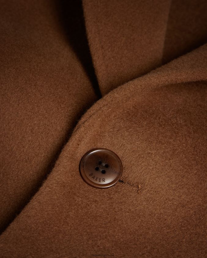 roupas Ted Baker casaco de lapela blubird marrom claro homens 8X6HDF1672