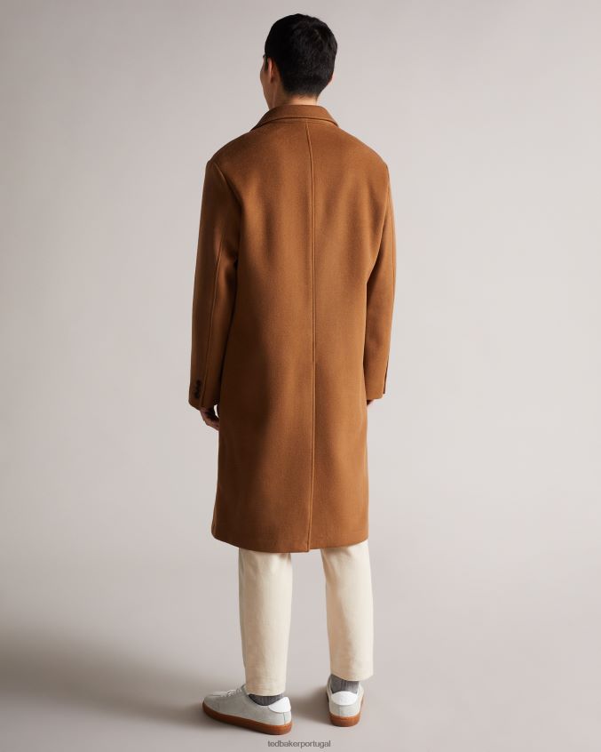 roupas Ted Baker casaco de lapela blubird marrom claro homens 8X6HDF1672