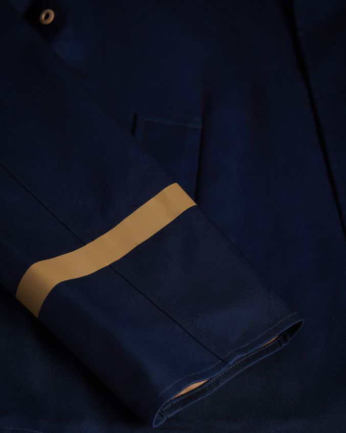 roupas Ted Baker eabost mac curto ligado azul marinho homens 8X6HDF1680