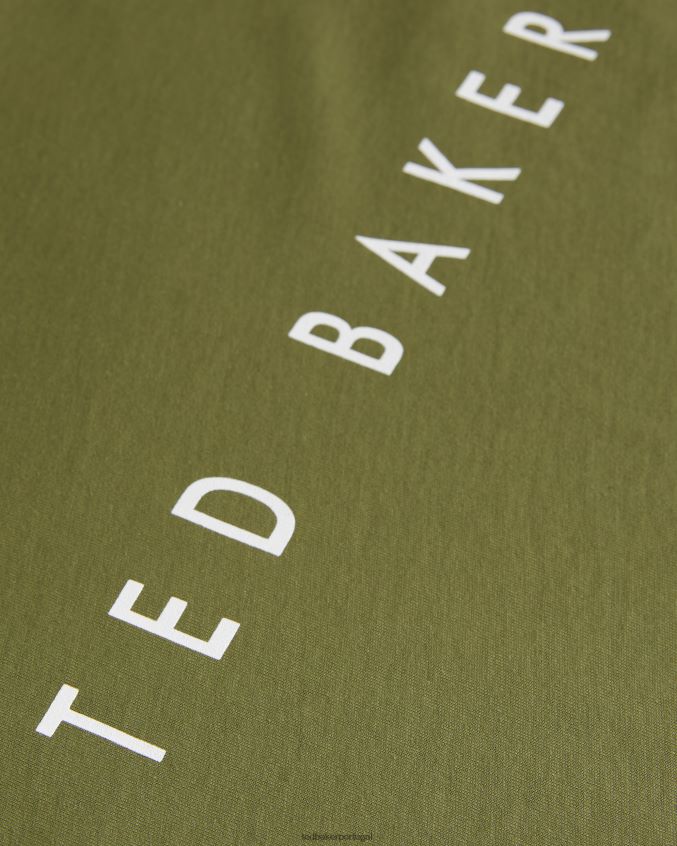 roupas Ted Baker camiseta da marca broni ss cáqui homens 8X6HDF1631