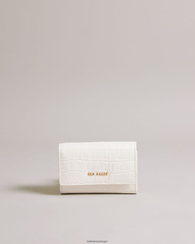 acessórios Ted Baker bolsa de imitação de crocodilo de couro sten marfim mulheres 8X6HDF999