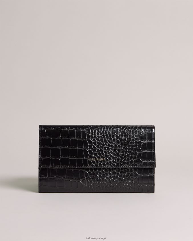 acessórios Ted Baker carteira de viagem porta passaporte travelz preto mulheres 8X6HDF1001