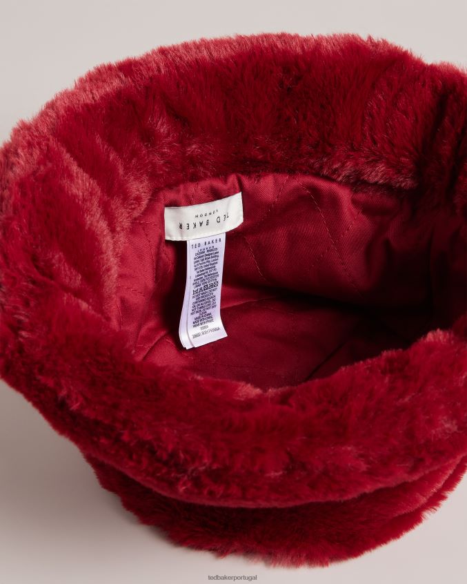 acessórios Ted Baker chapéu de pele sintética prinna roxo mulheres 8X6HDF1157