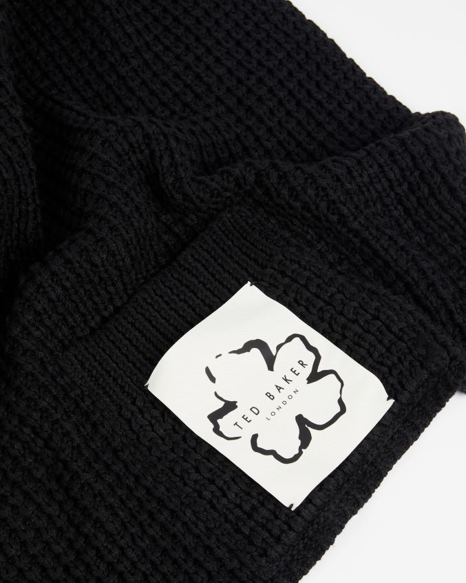 acessórios Ted Baker lenço de malha bex com detalhe de bolso preto mulheres 8X6HDF1201