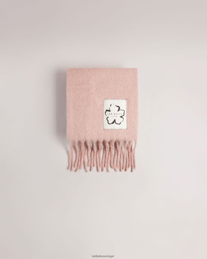 acessórios Ted Baker lenço grande com borla longa tiba rosa escuro mulheres 8X6HDF953