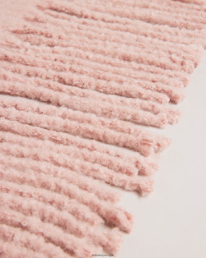 acessórios Ted Baker lenço grande com borla longa tiba rosa escuro mulheres 8X6HDF953