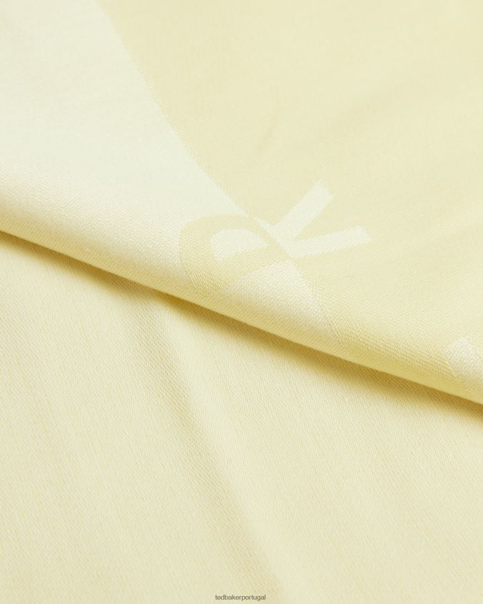 acessórios Ted Baker lenço longo esteli lt-amarelo mulheres 8X6HDF1097