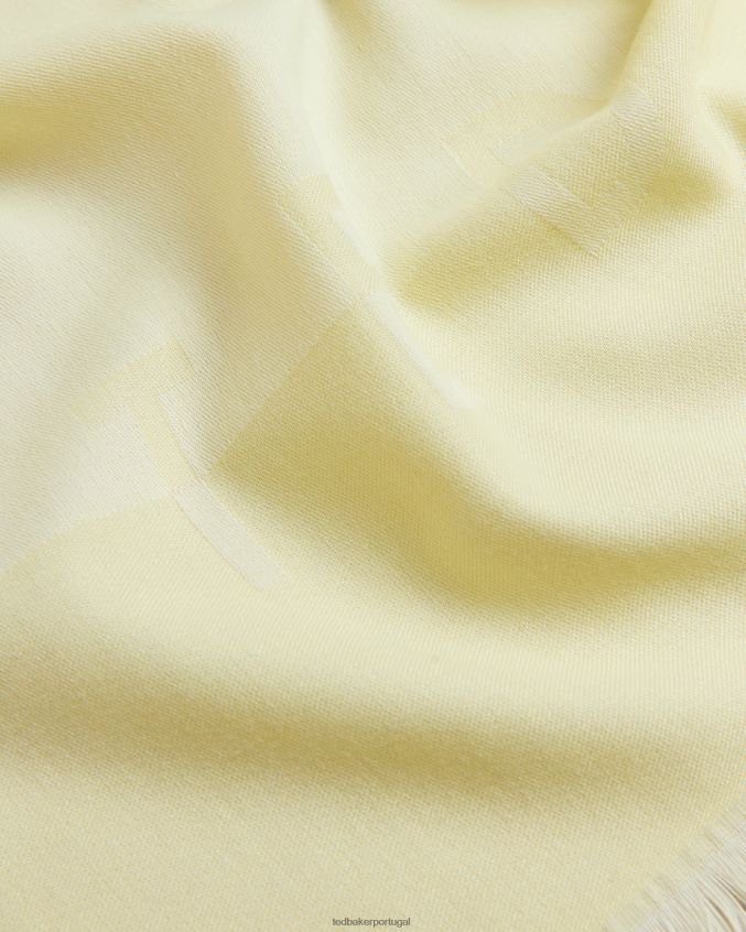 acessórios Ted Baker lenço longo esteli lt-amarelo mulheres 8X6HDF1097