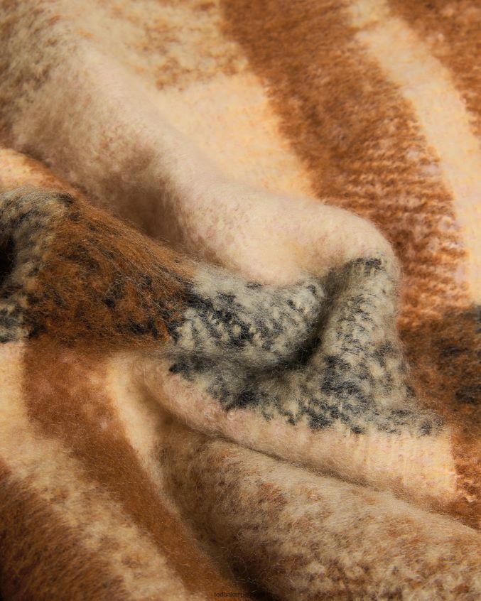 acessórios Ted Baker lenço xadrez charloa natural mulheres 8X6HDF950