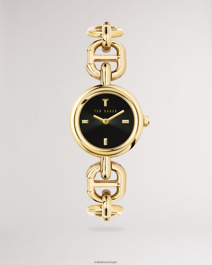 acessórios Ted Baker relógio com pulseira de corrente maarge cor de ouro mulheres 8X6HDF1151