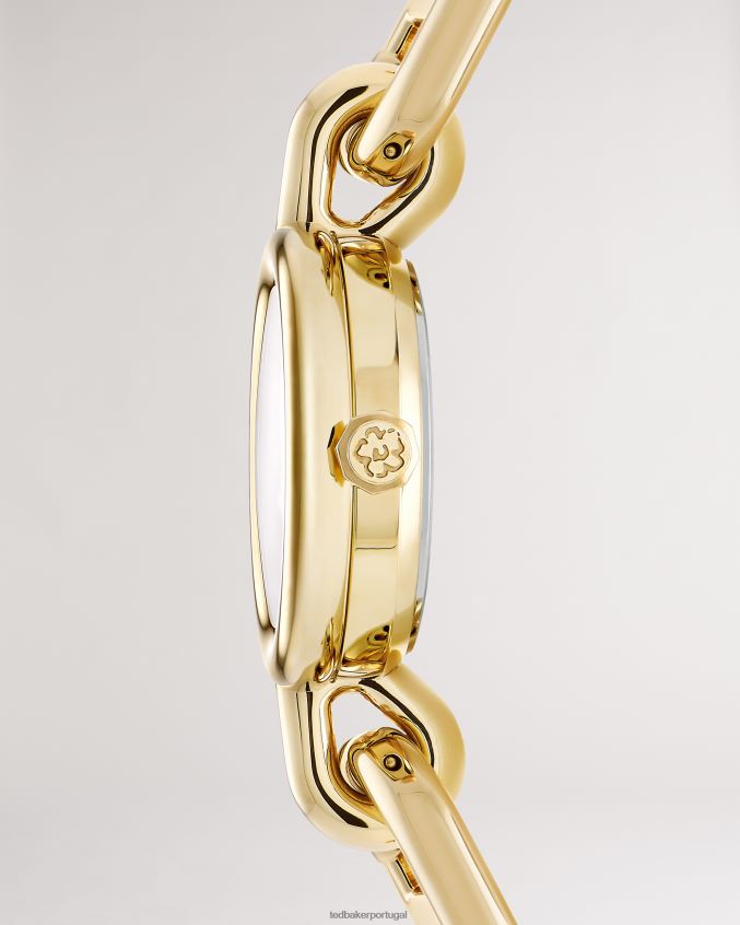 acessórios Ted Baker relógio com pulseira de corrente maarge cor de ouro mulheres 8X6HDF1151