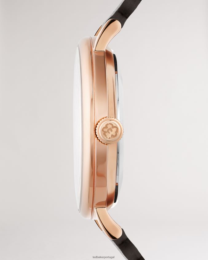 acessórios Ted Baker relógio phyliis com mostrador floral e estampa floral preto mulheres 8X6HDF1117