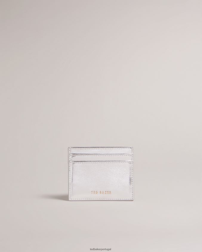 acessórios Ted Baker porta-cartões metálico liibbaa prata mulheres 8X6HDF976
