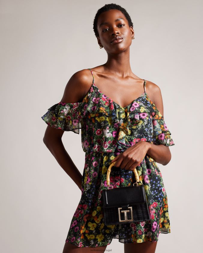 bolsas Ted Baker bolsa cross body jaylisa com alça superior preto mulheres 8X6HDF743