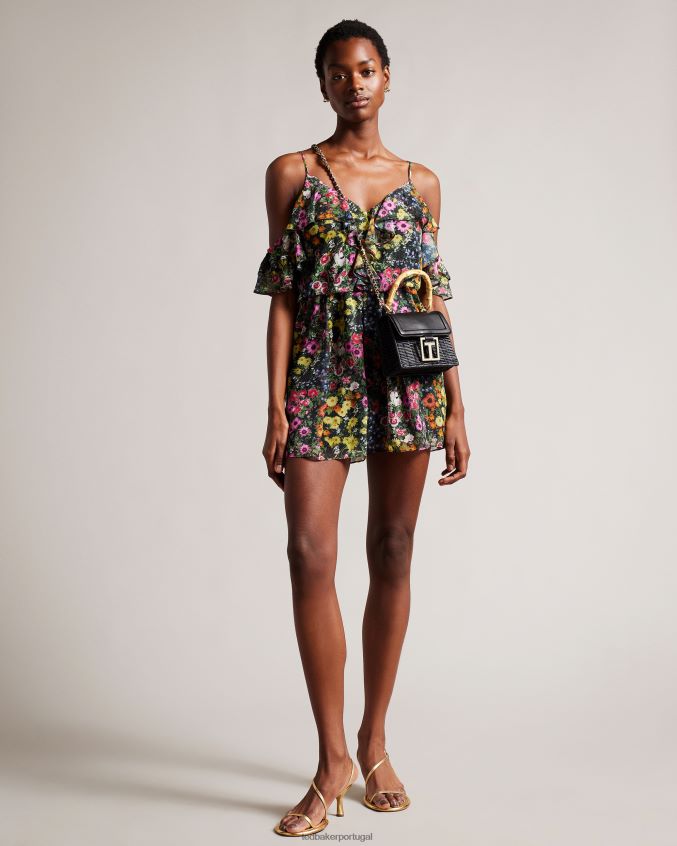 bolsas Ted Baker bolsa cross body jaylisa com alça superior preto mulheres 8X6HDF743