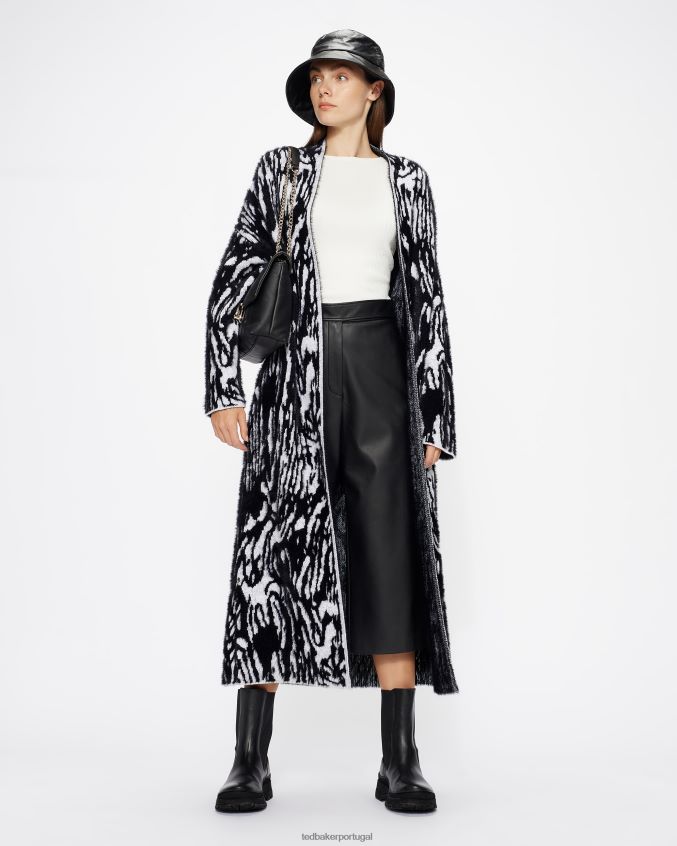 bolsas Ted Baker bolsa crossbody acolchoada de couro ayahlin puffer preto mulheres 8X6HDF699