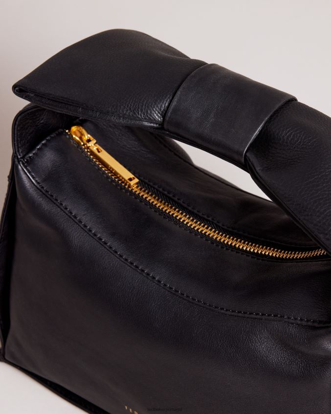 bolsas Ted Baker bolsa crossbody com detalhe de laço niasin preto mulheres 8X6HDF727