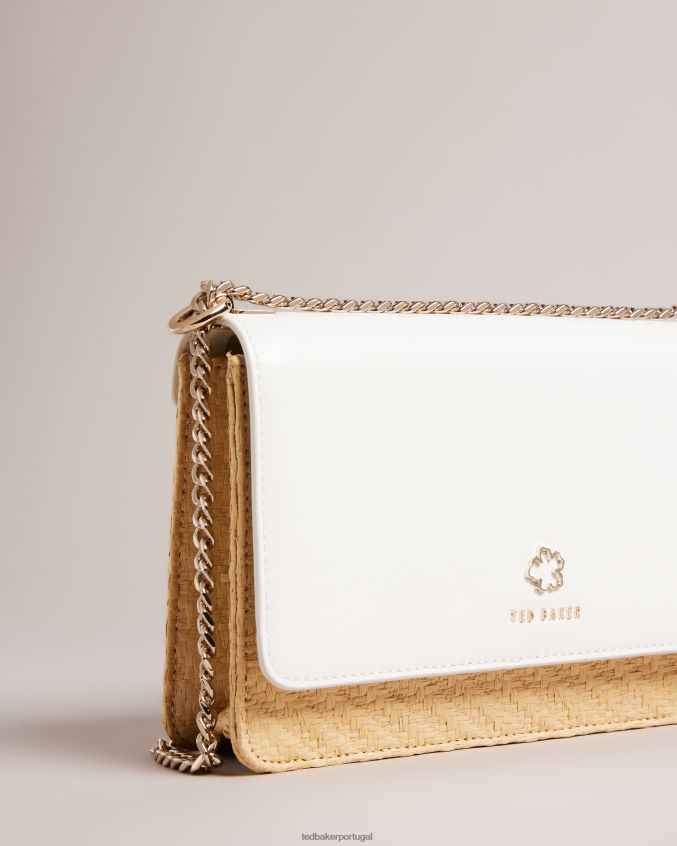 bolsas Ted Baker bolsa crossbody magdie magnolia com ilhós cru mulheres 8X6HDF730