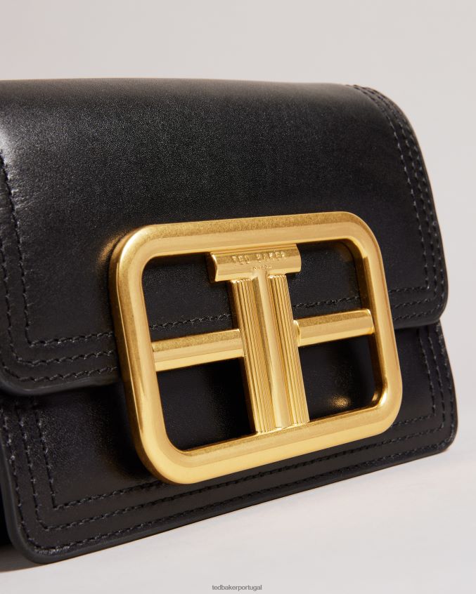 bolsas Ted Baker bolsa tiracolo tikisha statement hardware mini preto mulheres 8X6HDF714