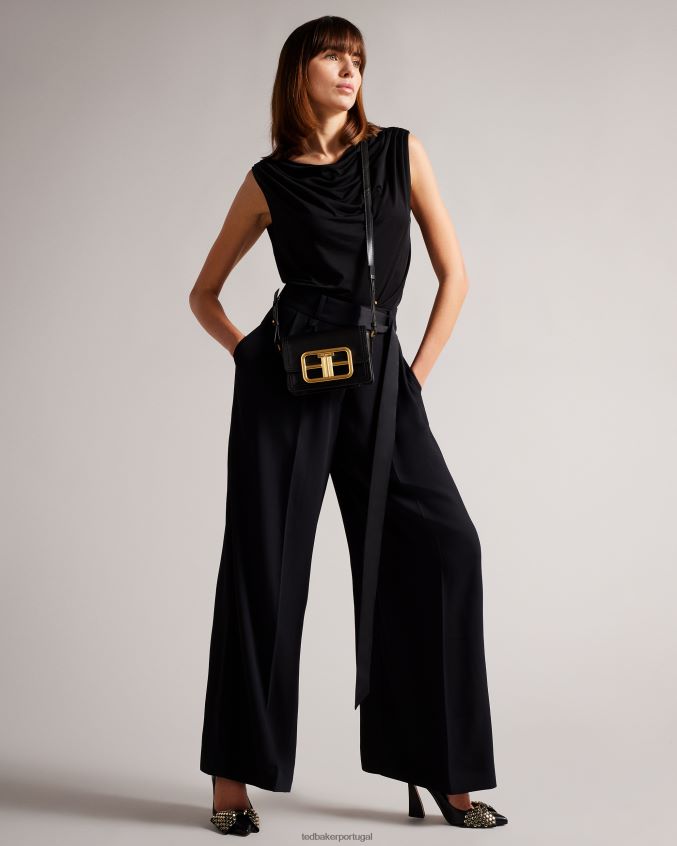 bolsas Ted Baker bolsa tiracolo tikisha statement hardware mini preto mulheres 8X6HDF714