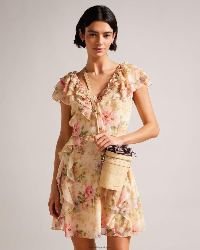 bolsas Ted Baker bolsa tiracolo tulipa tuuliip natural mulheres 8X6HDF754