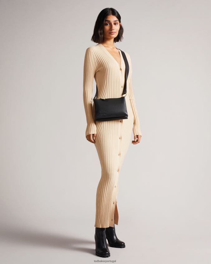 bolsas Ted Baker corpo cruzado com correias da marca darceyy preto mulheres 8X6HDF703