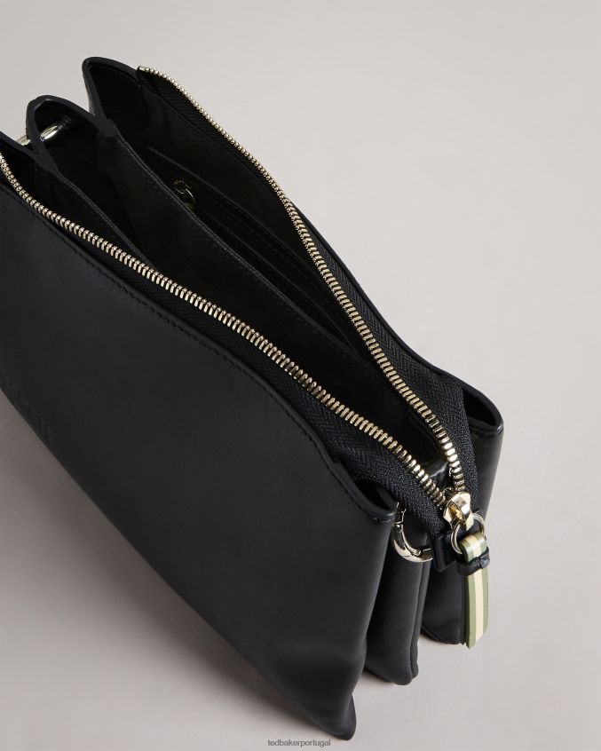 bolsas Ted Baker corpo cruzado com correias da marca darceyy preto mulheres 8X6HDF703