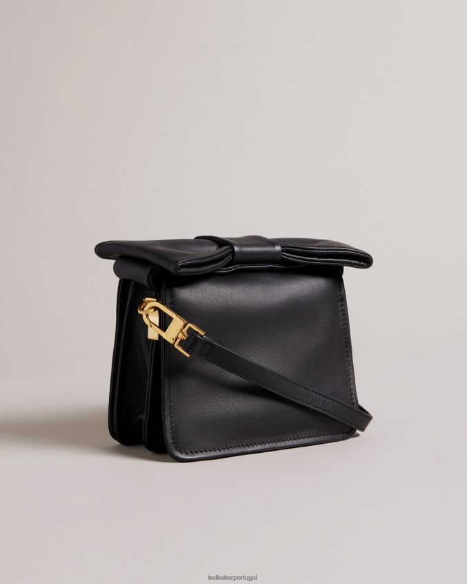 bolsas Ted Baker niasina mini bolsa transversal com detalhe de laço preto mulheres 8X6HDF745