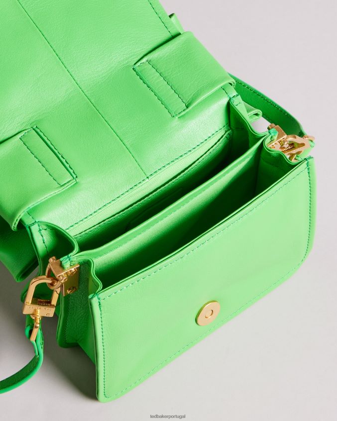 bolsas Ted Baker niasina mini bolsa transversal com detalhe de laço verde mulheres 8X6HDF802