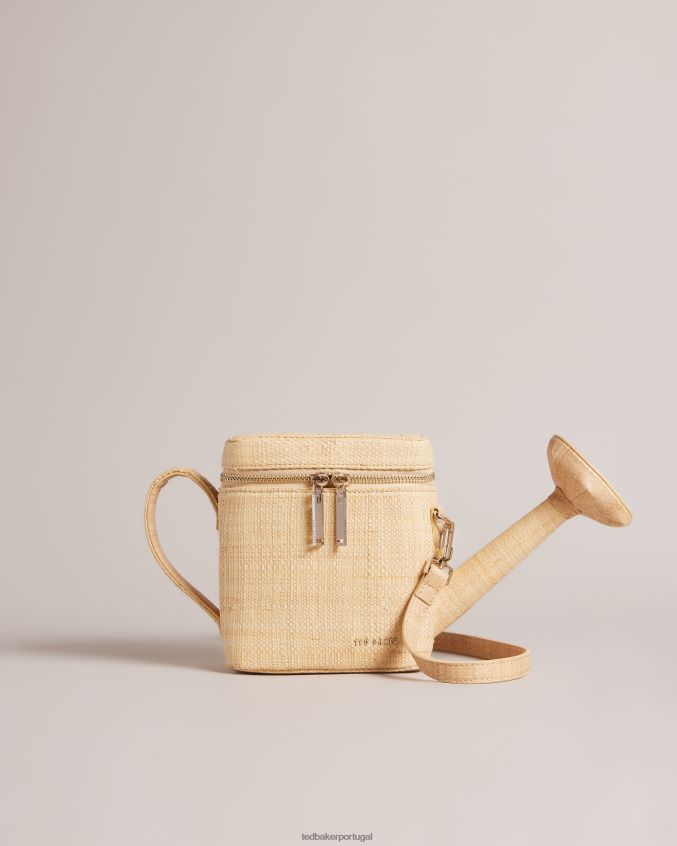 bolsas Ted Baker regador de palha watrcan saco de corpo cruzado natural mulheres 8X6HDF805