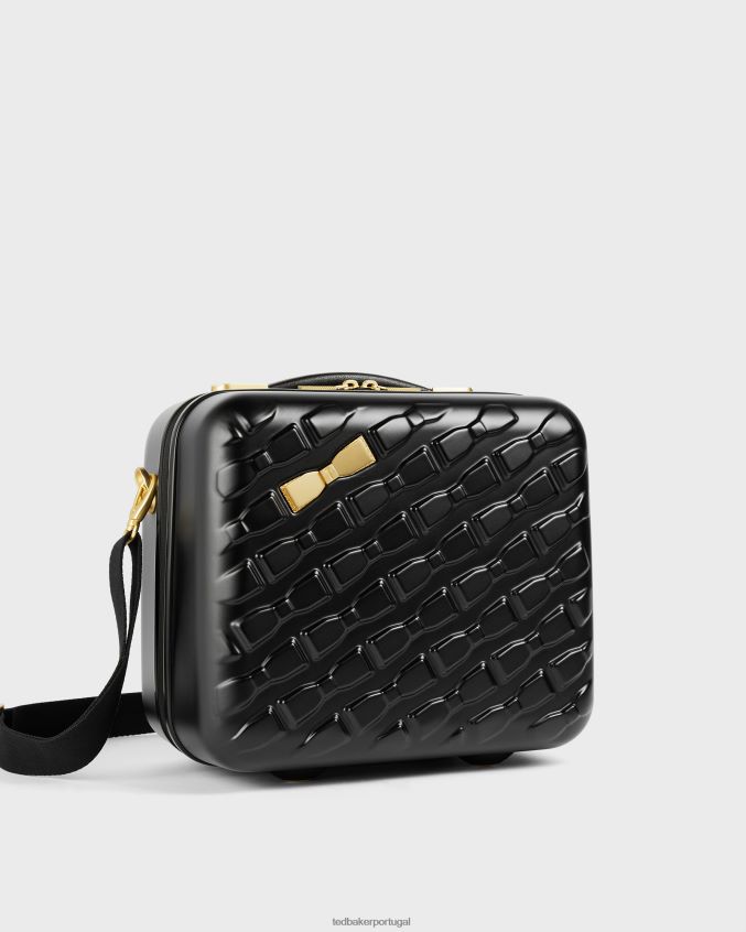 bolsas Ted Baker beelle tbw0304 estojo de vaidade com detalhe de arco preto mulheres 8X6HDF796