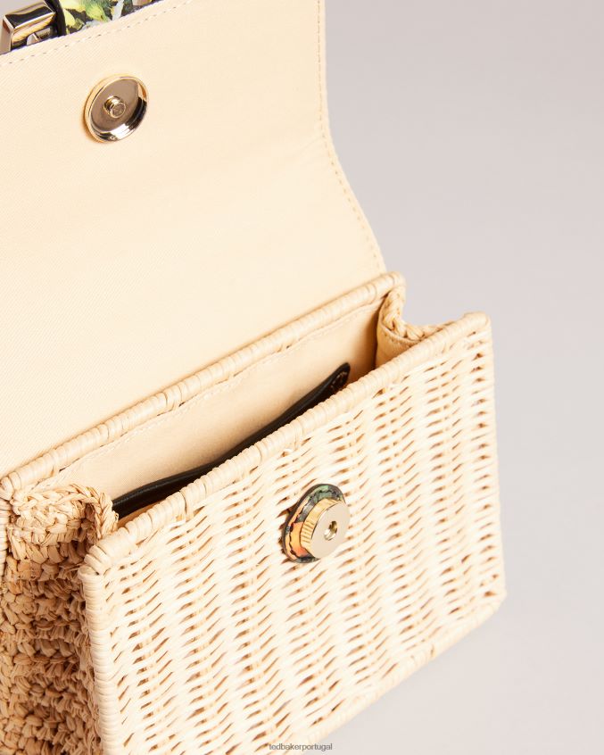 bolsas Ted Baker bolsa mini cesta estampada jaysisa preto mulheres 8X6HDF715