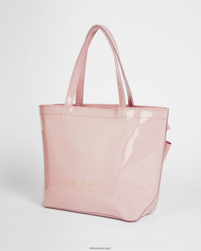 bolsas Ted Baker bolsa pequena ícone nikicon com laço de nó Rosa pálido mulheres 8X6HDF774
